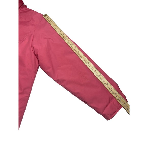 L.L Bean Women’s Rain Wind JacketFull Zip Hooded‎ Pink Windbreaker Reg XL - Picture 6 of 10